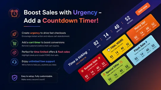 Urgency Countdown Timer Bar screenshot