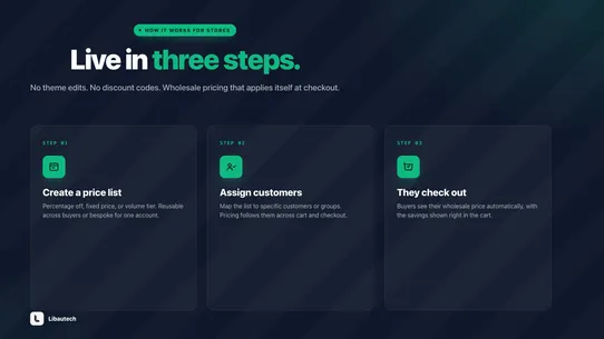 Libautech ‑ B2B Discounts screenshot