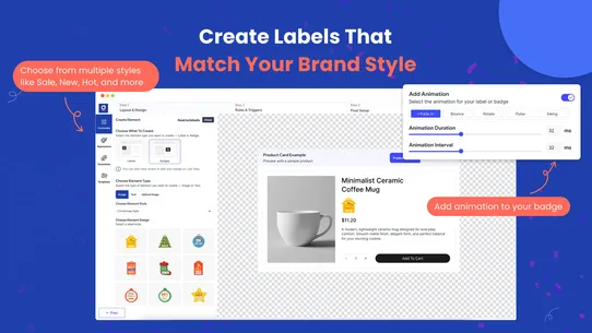 GA: Product Labels &amp; Badges screenshot