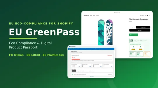EU GreenPass Eco Compliance screenshot