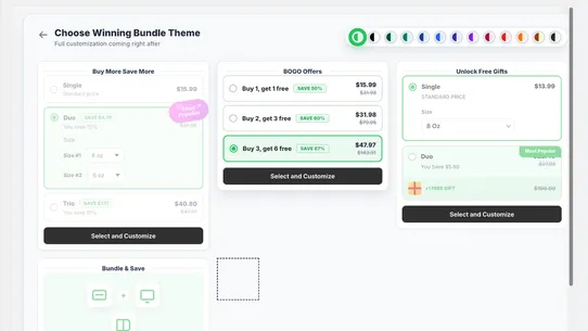 Dolpo Bundles &amp; Upsells screenshot