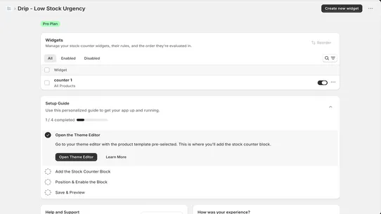 Drip ‑ Low Stock Urgency screenshot