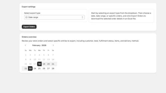 SMMP Order Exporter screenshot