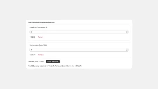 Repeatly — Wholesale Reorders screenshot