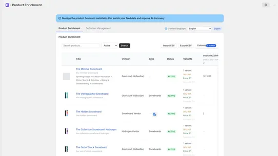 AgenticFeedReady screenshot