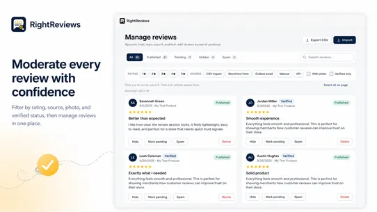 RightReviews screenshot