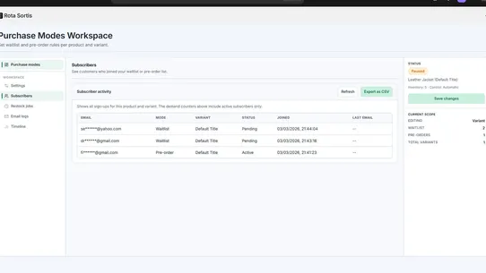 Rota Sortis screenshot