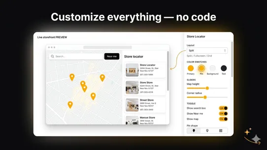 Store Locator &amp; Stock Map screenshot