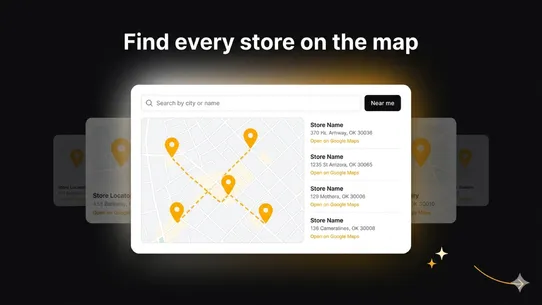 Store Locator &amp; Stock Map screenshot