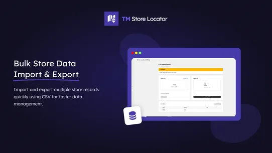 TM Store Locator ‑ Google Maps screenshot