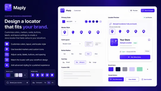 Maply Store Locator screenshot