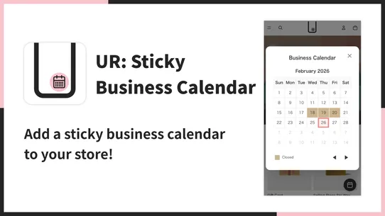 UR: Sticky Business Calendar screenshot