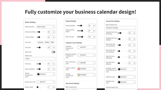UR: Sticky Business Calendar screenshot
