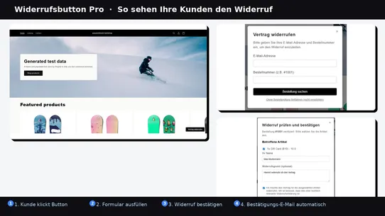 Wiederruf Button Pro screenshot