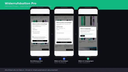 Wiederruf Button Pro screenshot