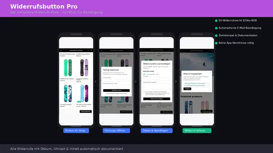 Wiederruf Button Pro screenshot