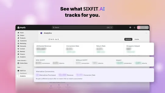SIXFIT.AI ‑ Tailored for Her screenshot
