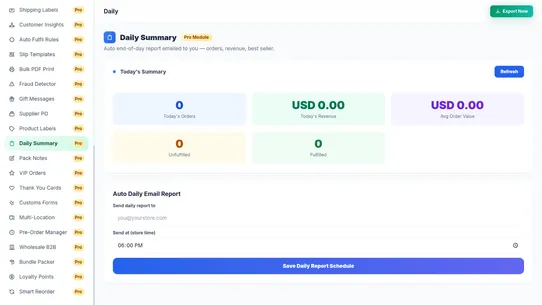 PackSlip — Packing Slip &amp; Orde screenshot