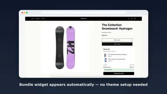 EZBundle ‑ Bundle Upsell App screenshot