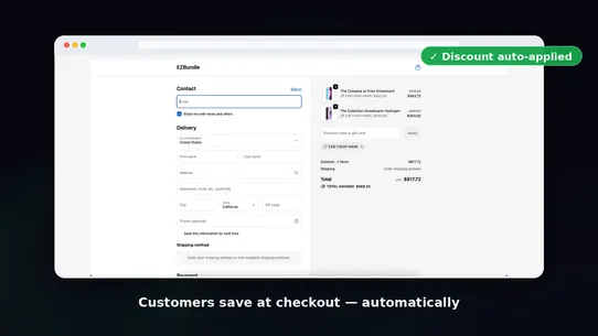 EZBundle ‑ Bundle Upsell App screenshot