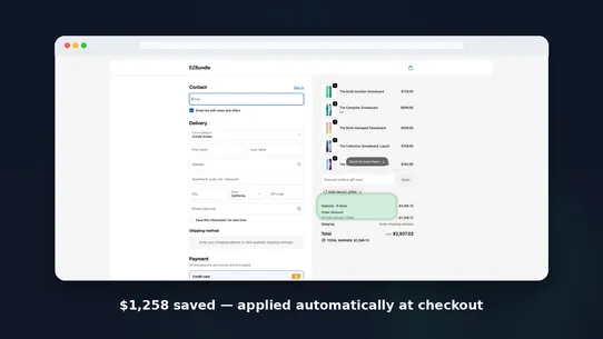 EZBundle ‑ Bundle Upsell App screenshot