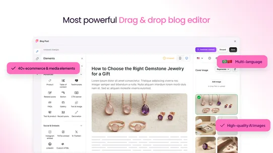 vevy: SEO Blog Builder, Writer screenshot