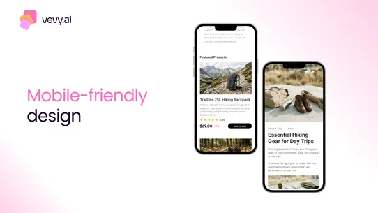 vevy: SEO Blog Builder, Writer screenshot