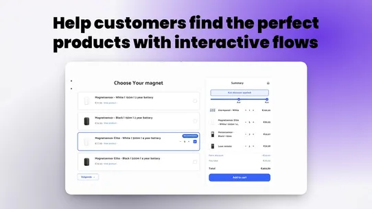 Setify ‑ Product Configurator screenshot