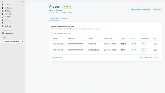 Treqo: Smart Shipping &amp; Custom screenshot