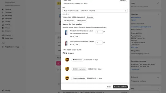 Treqo: Smart Shipping &amp; Custom screenshot