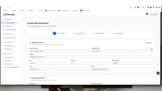 Parcego screenshot