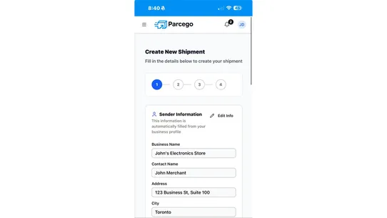 Parcego screenshot