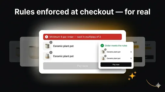 Purchase Rules &amp; Volume Prices screenshot