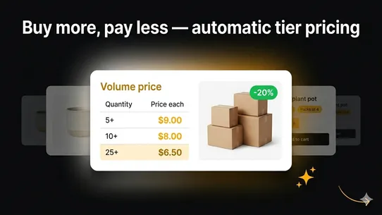 Purchase Rules &amp; Volume Prices screenshot