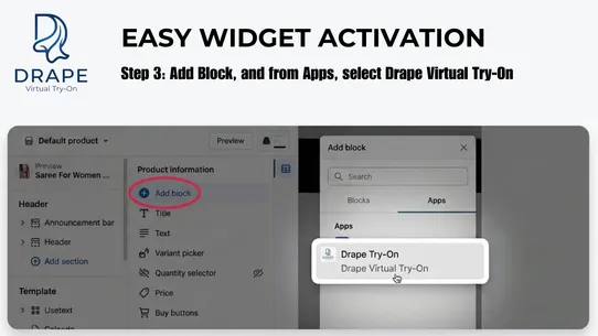 Drape Virtual Try‑On screenshot