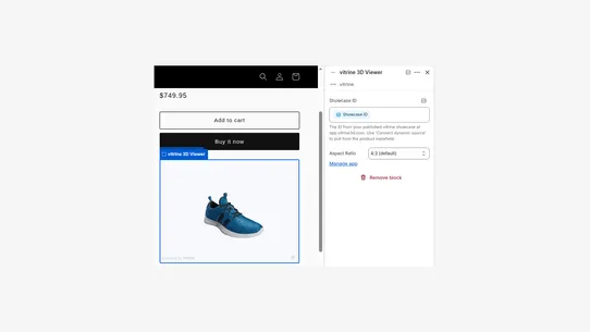 vitrine screenshot