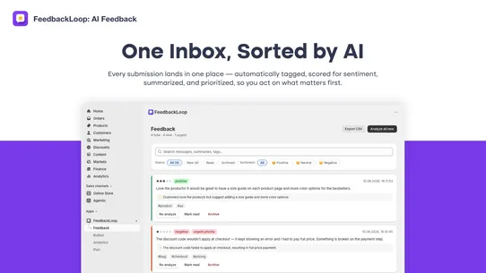 FeedbackLoop: AI Feedback screenshot