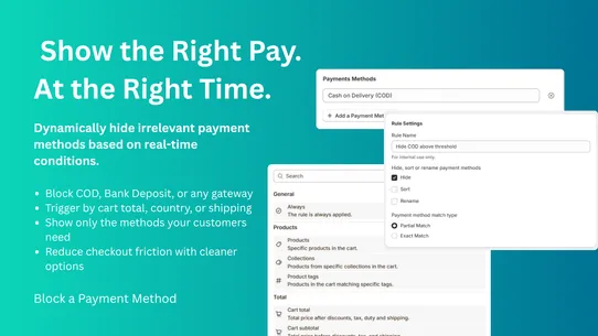 Checkout IQ: Payment Rules screenshot