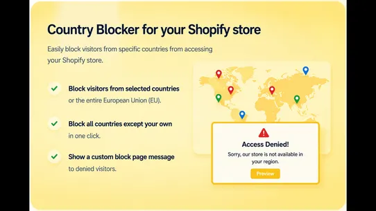 Geoshield ‑ Country blocker screenshot