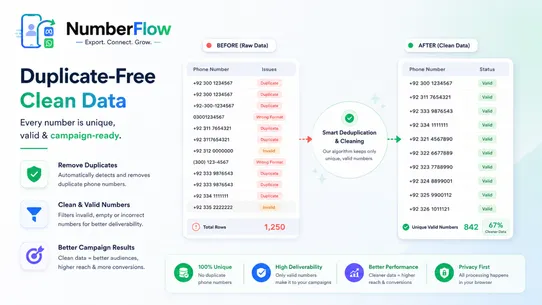 Numberflow ‑ Export Customers screenshot