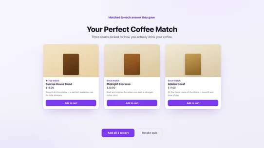 Matchly ‑ Quiz &amp; Forms Builder screenshot