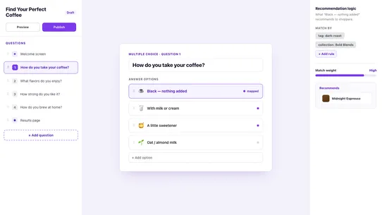 Matchly ‑ Quiz &amp; Forms Builder screenshot