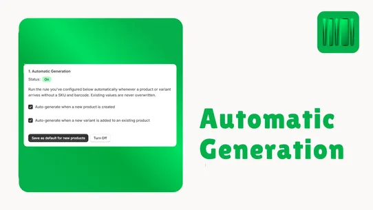 BSG ‑ Barcode &amp; SKU Generator screenshot