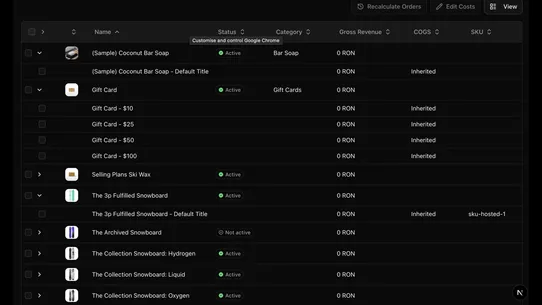 ProfitPlus screenshot