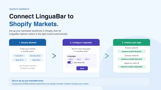 LinguaBar ‑ Language Switcher screenshot