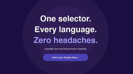 LinguaBar ‑ Language Switcher screenshot