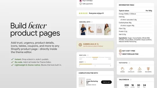 Krown Product Blocks screenshot