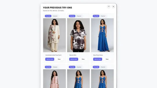 MyProductAI Virtual Try‑On screenshot