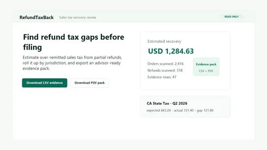 Radom RefundTaxBack screenshot
