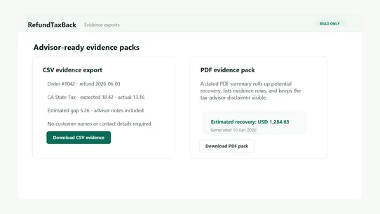 Radom RefundTaxBack screenshot